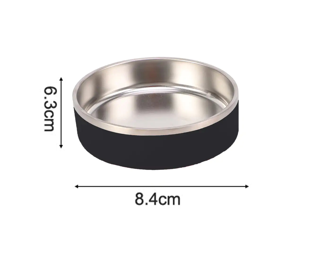 Stainless Steel Dog Bowl - Onyx