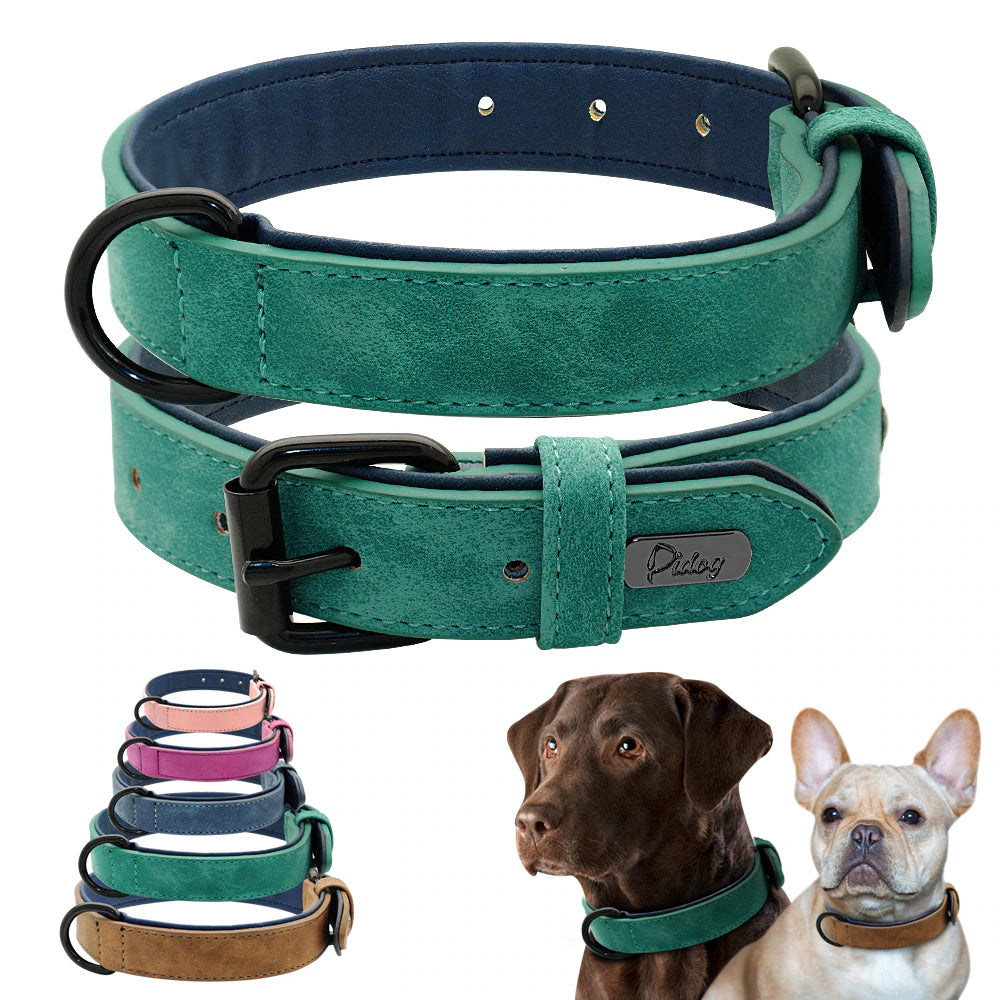 Durable Leather Dog Collar 