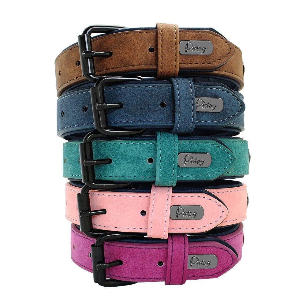 Durable Leather Dog Collar 