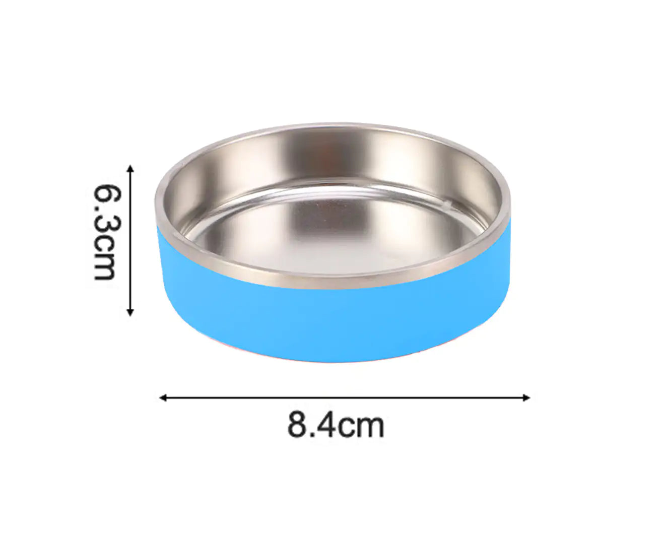 Stainless Steel Dog Bowl - Ice