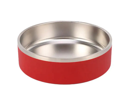 Stainless Steel Dog Bowl - Cherry